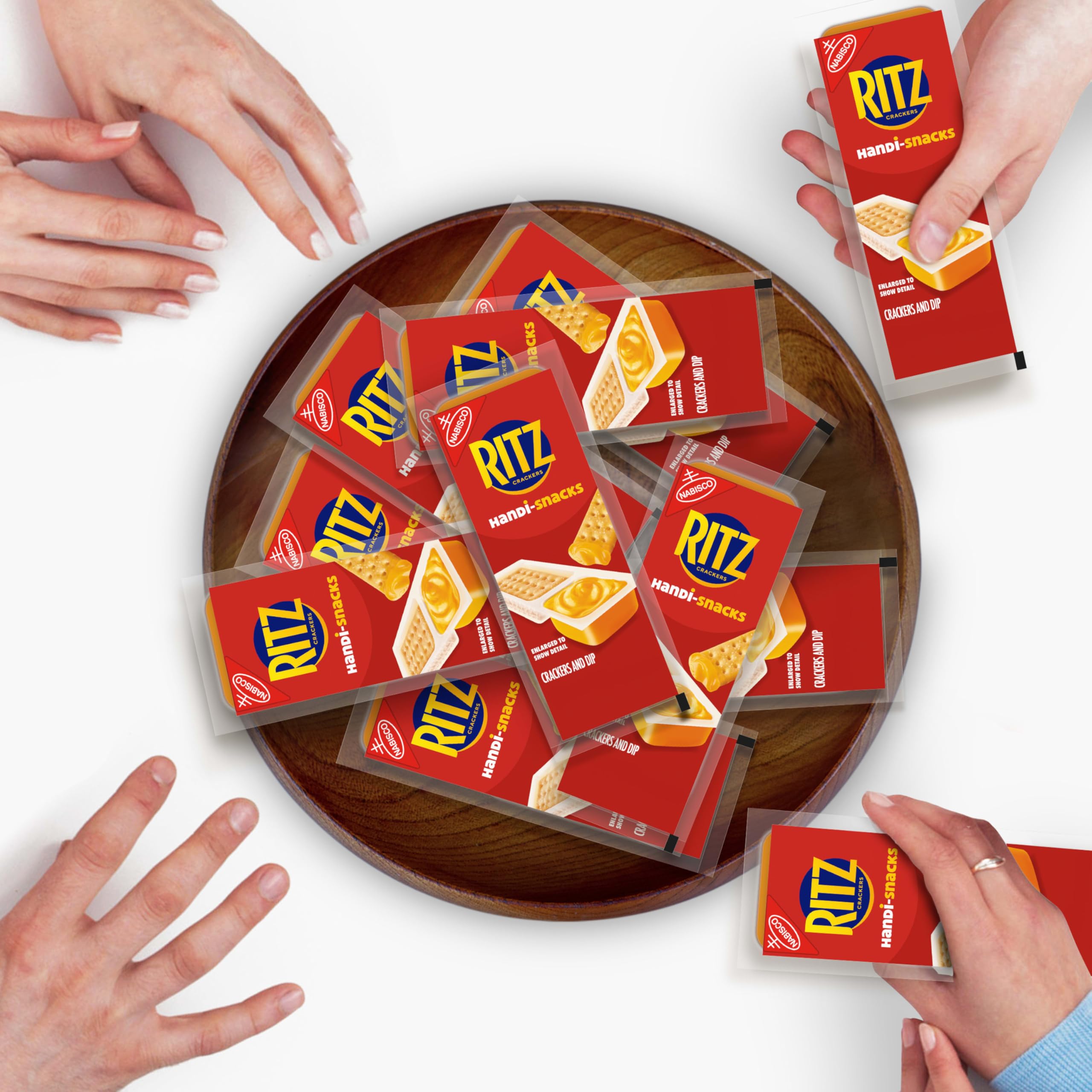 Handi-Snacks RITZ Crackers 'N Cheesy Dip Snack Packs, 20 Snack Packs - Image 7