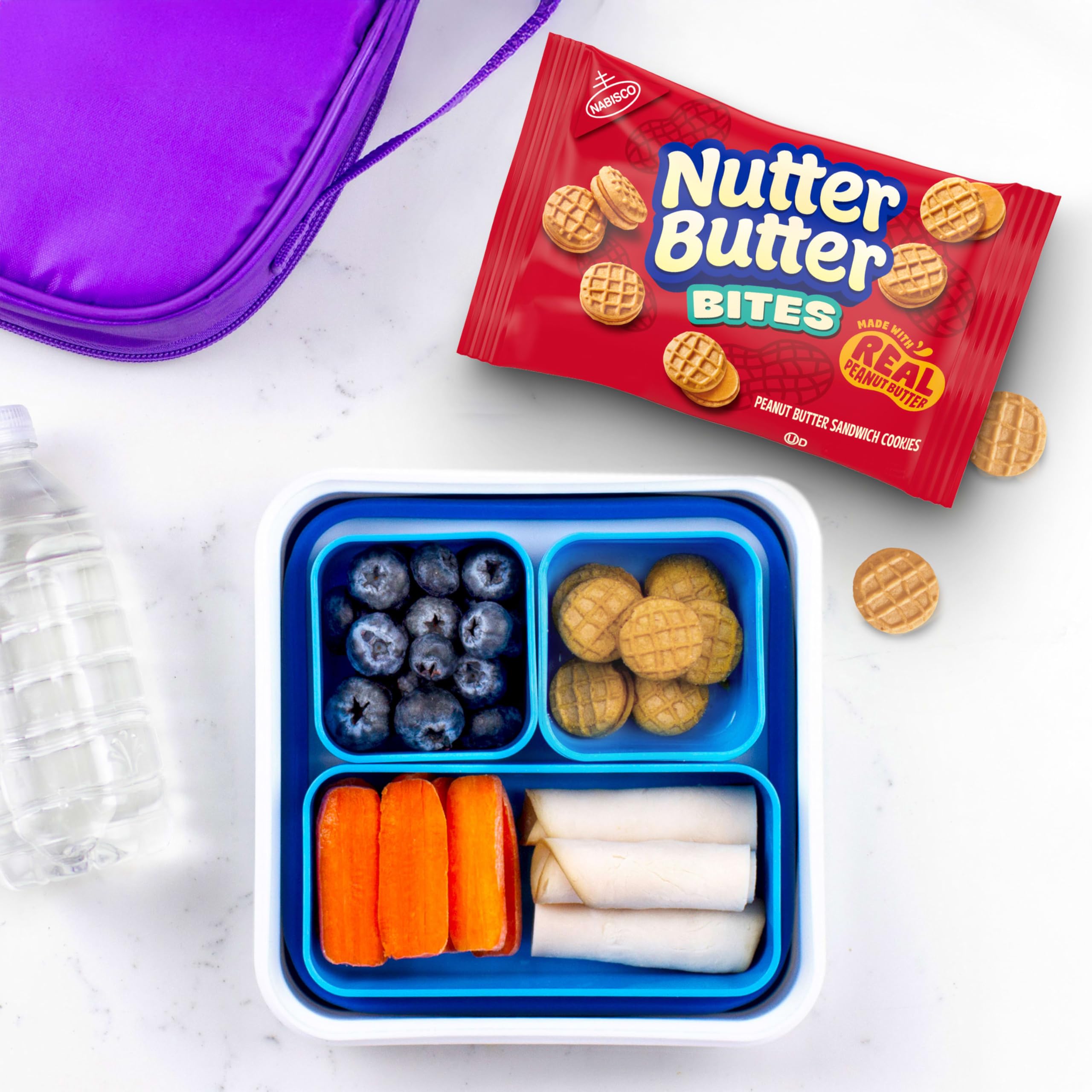 Nabisco Classic Mix Variety Pack, OREO Mini, CHIPS AHOY! Mini, Nutter Butter Bites, RITZ Bits Cheese, 20 Snack Packs - Image 9