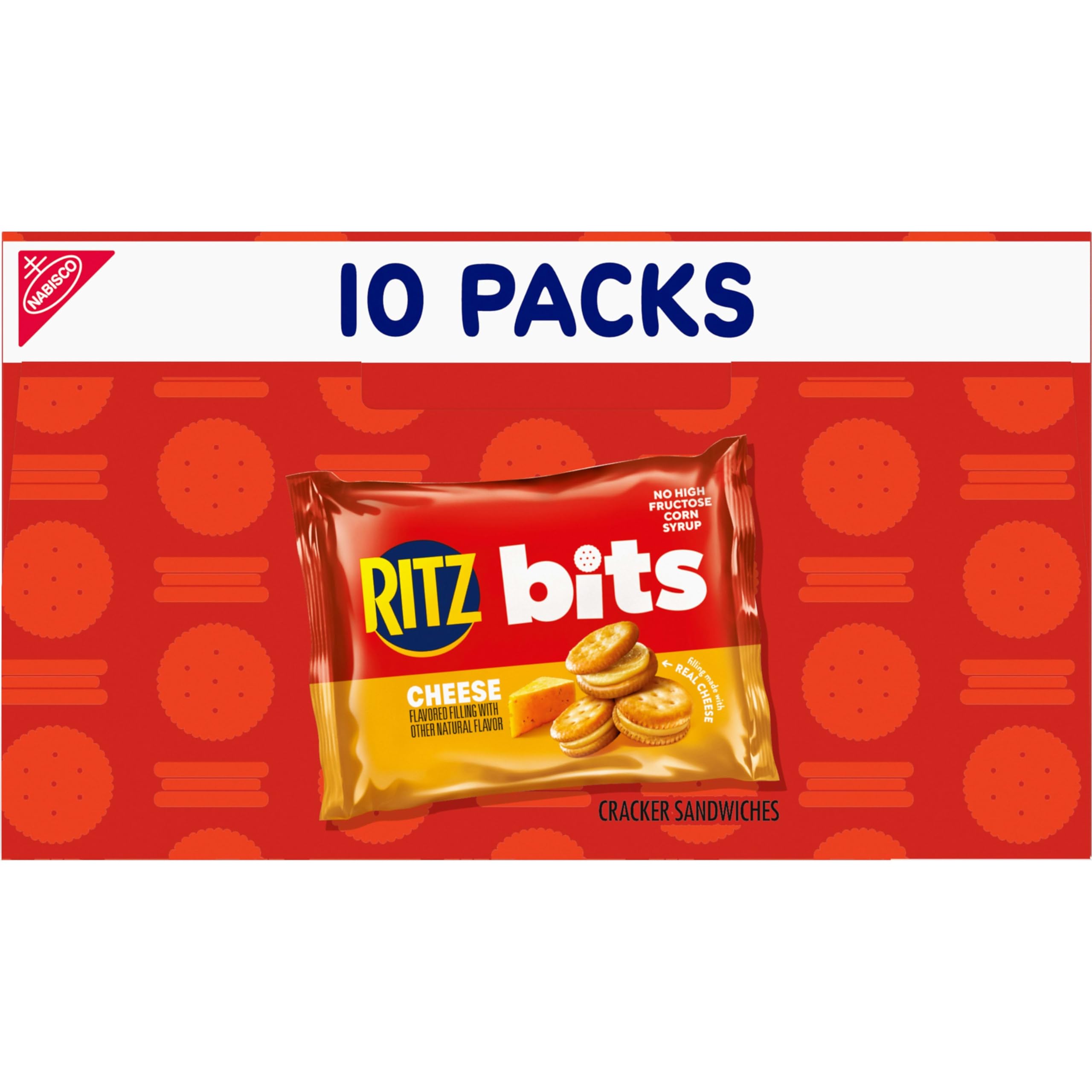 RITZ Bits Cheese Sandwich Crackers, Bulk Lunch Snacks, 40 Snack Packs (4 Boxes) - Image 22
