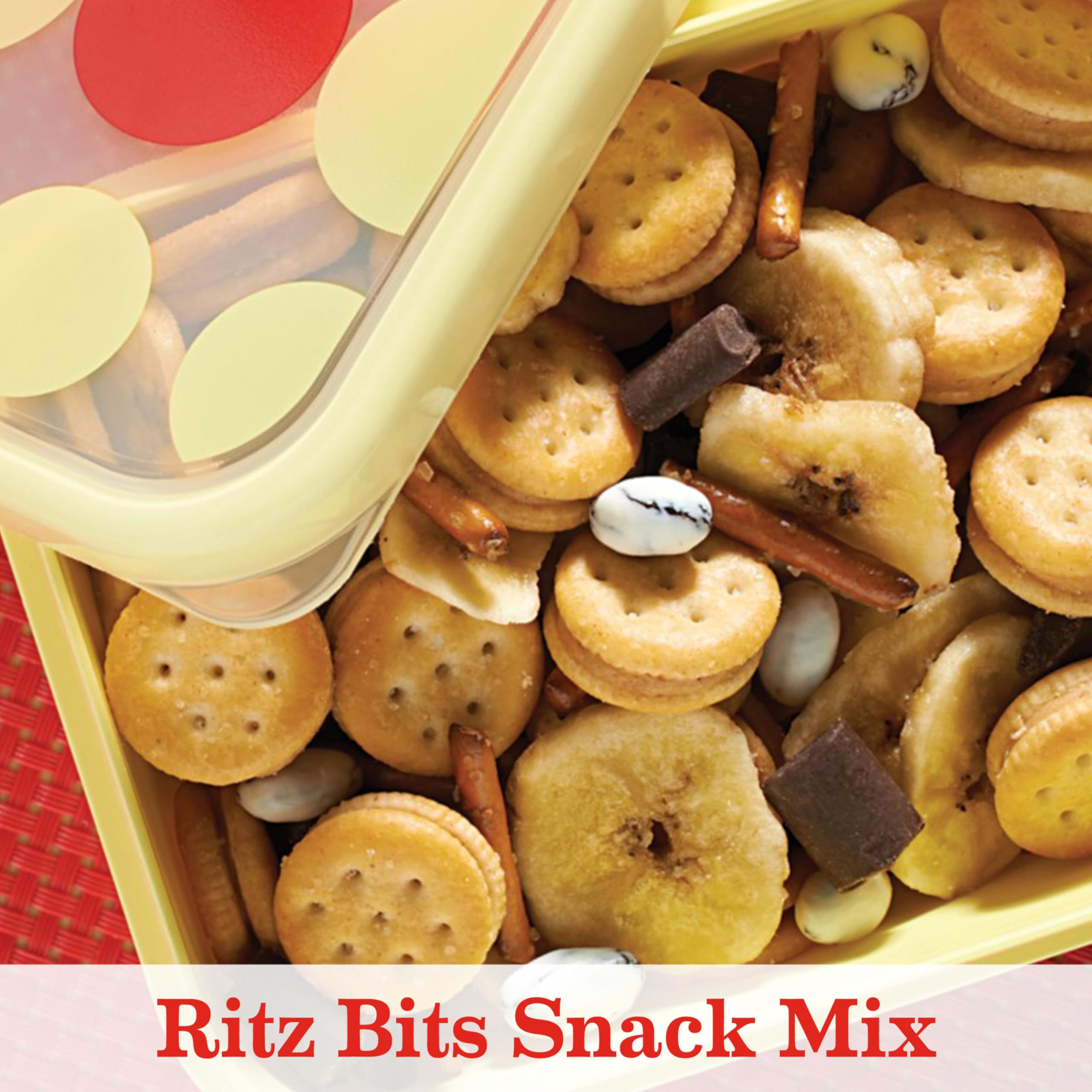 RITZ Bits Peanut Butter Sandwich Crackers, Bulk Lunch Snacks, 40 Snack Packs (4 Boxes) - Image 14