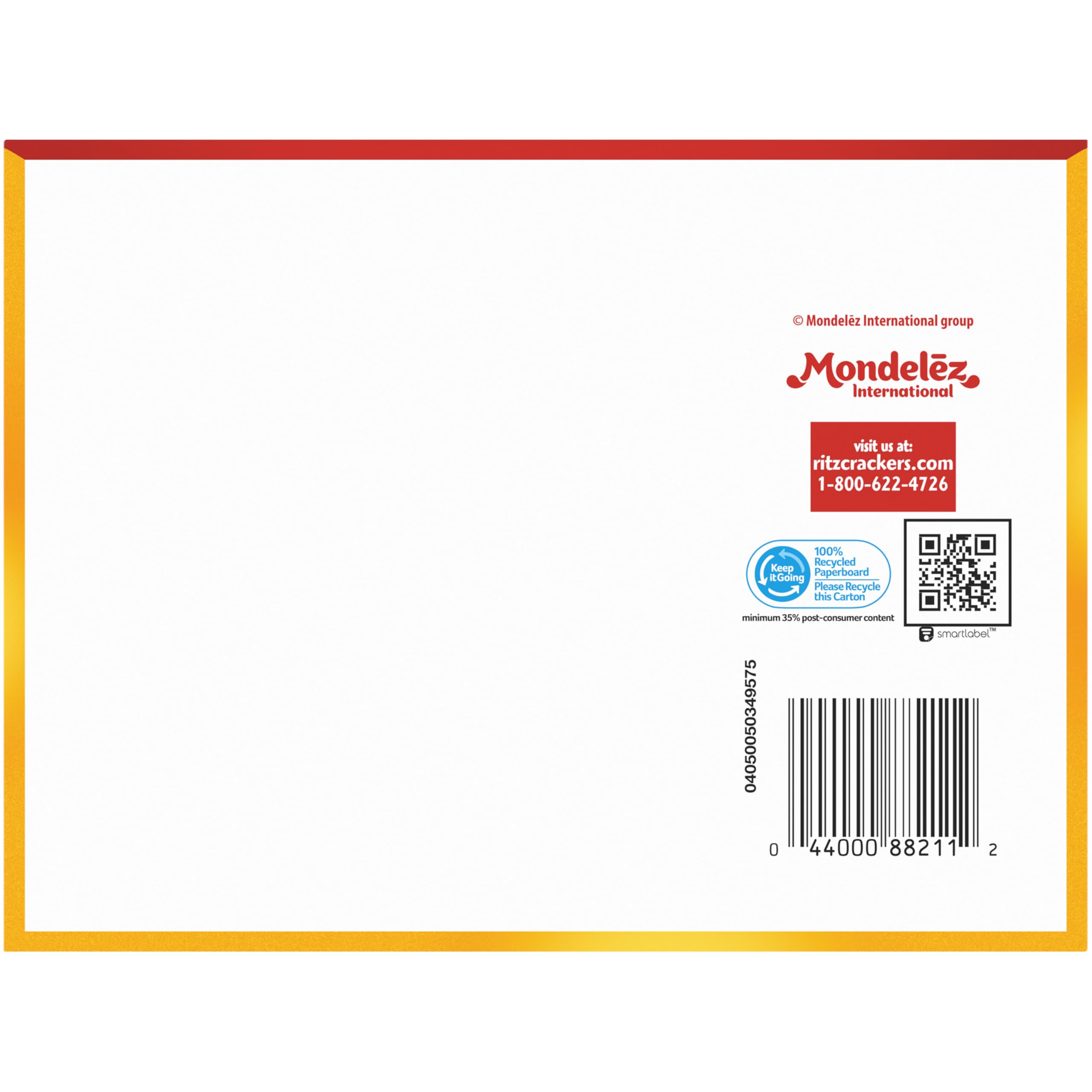 RITZ Cheese Sandwich Crackers, Lunch Snacks, 112 Snack Packs (14 Boxes, 6 Crackers Per Pack) - Image 19