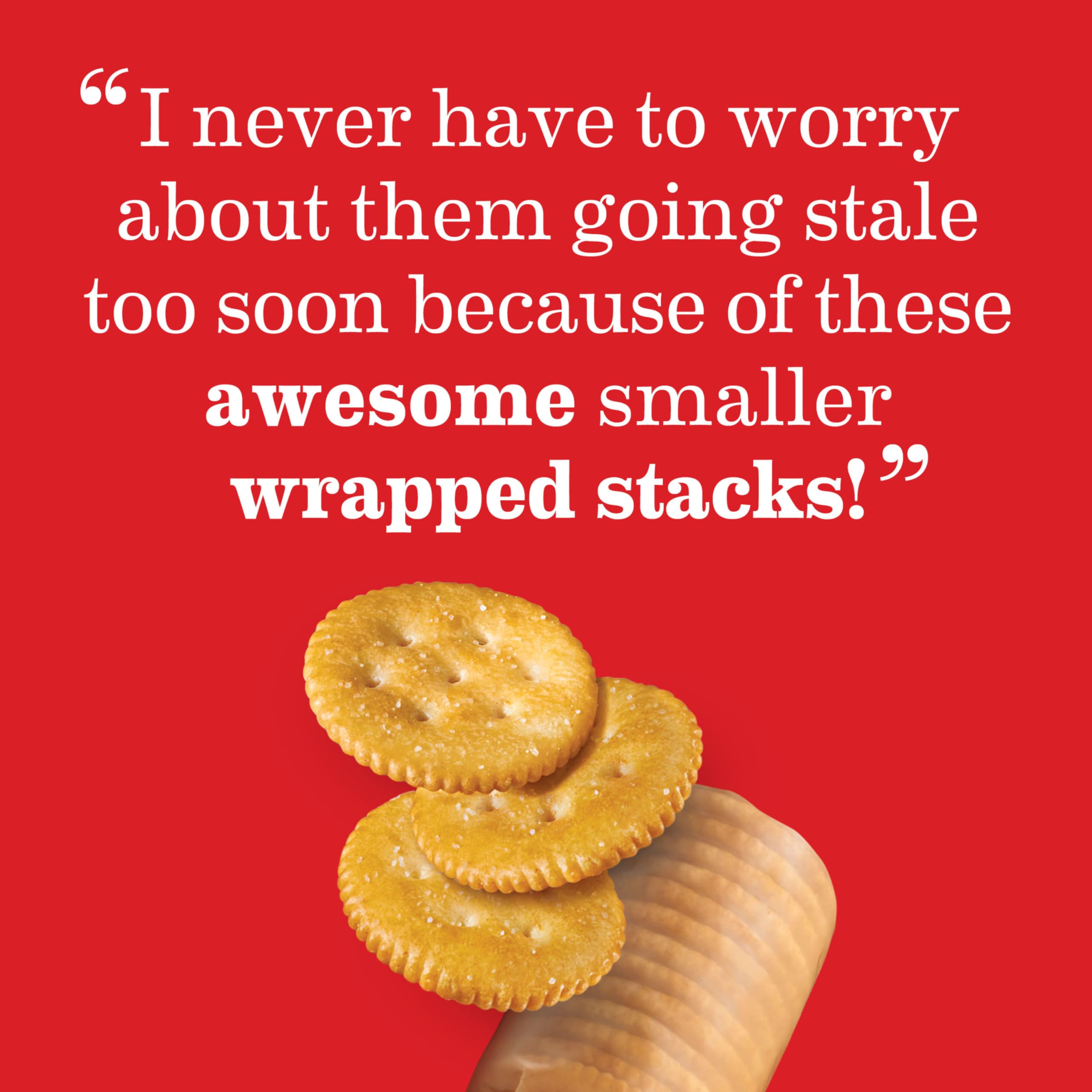 RITZ Fresh Stacks Original Crackers, Bulk Travel Snacks, Party Size, School Snacks, 6 Boxes (96 Multi Snack Packs) - Image 14