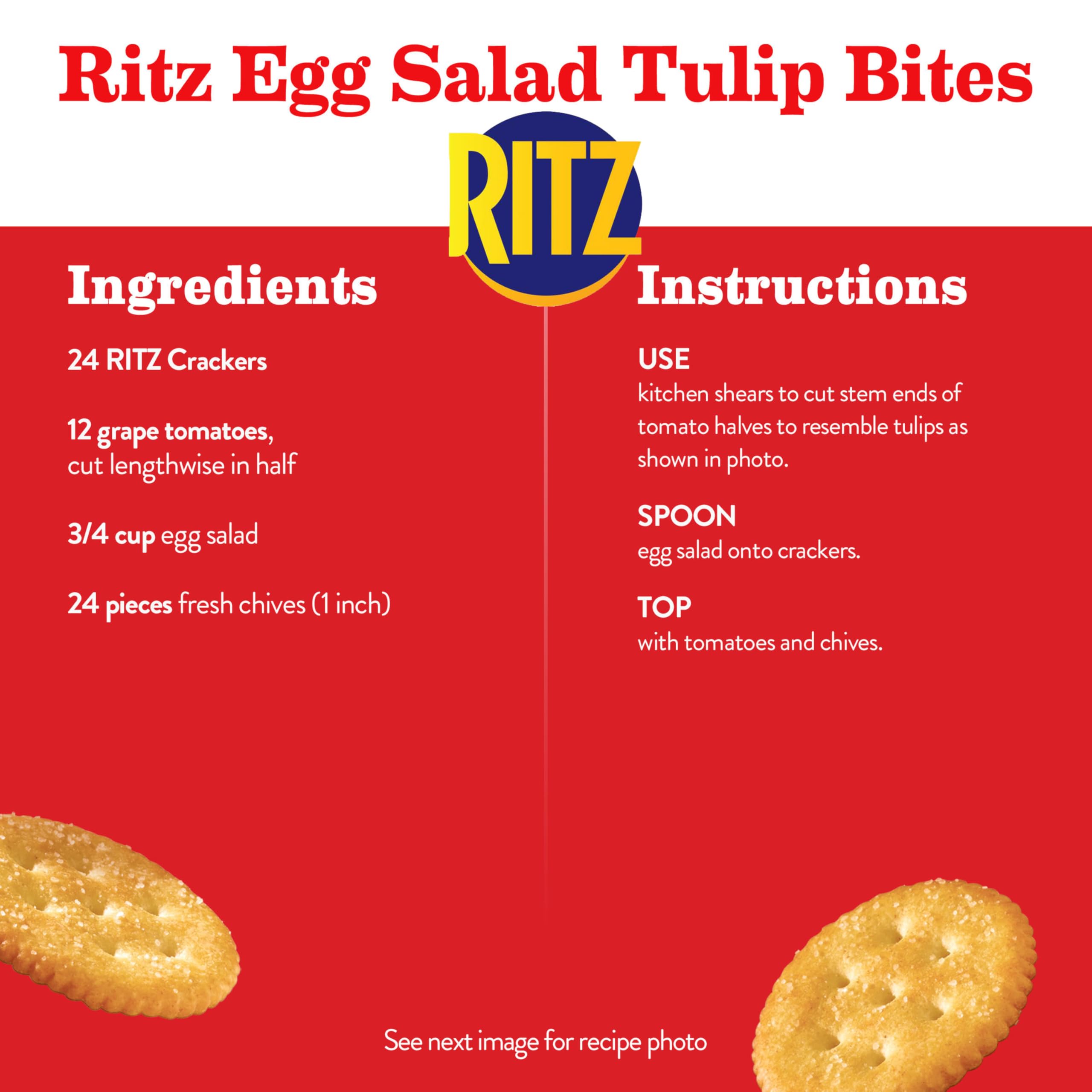 RITZ Original Crackers, Snacks for Kids and Adults, Bulk Lunch Snacks, Family Size, 6 - 20.5 oz Boxes - Image 11