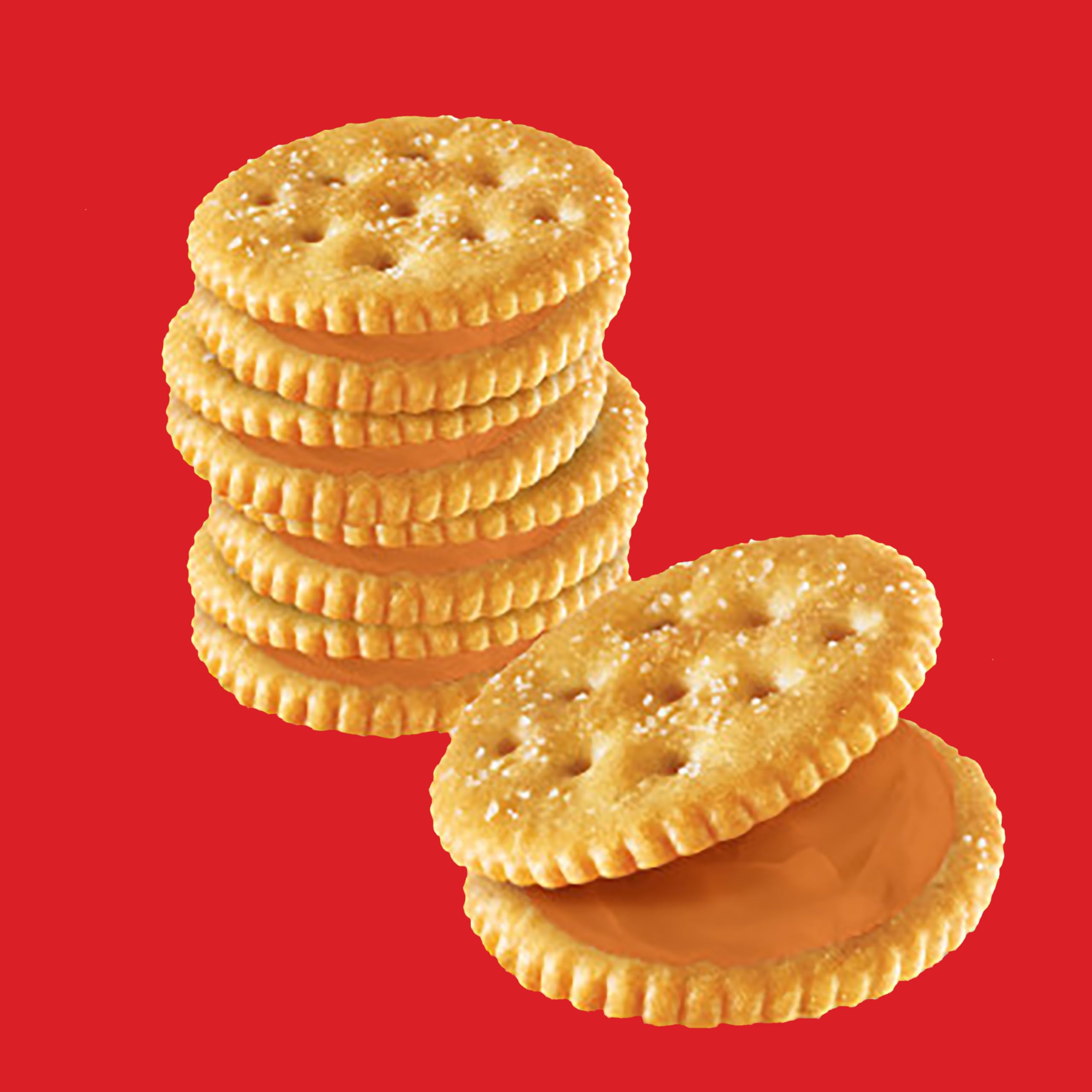 RITZ Peanut Butter Sandwich Crackers, Lunch Snacks, 112 Snack Packs (14 Boxes, 6 Crackers Per Pack) - Image 6
