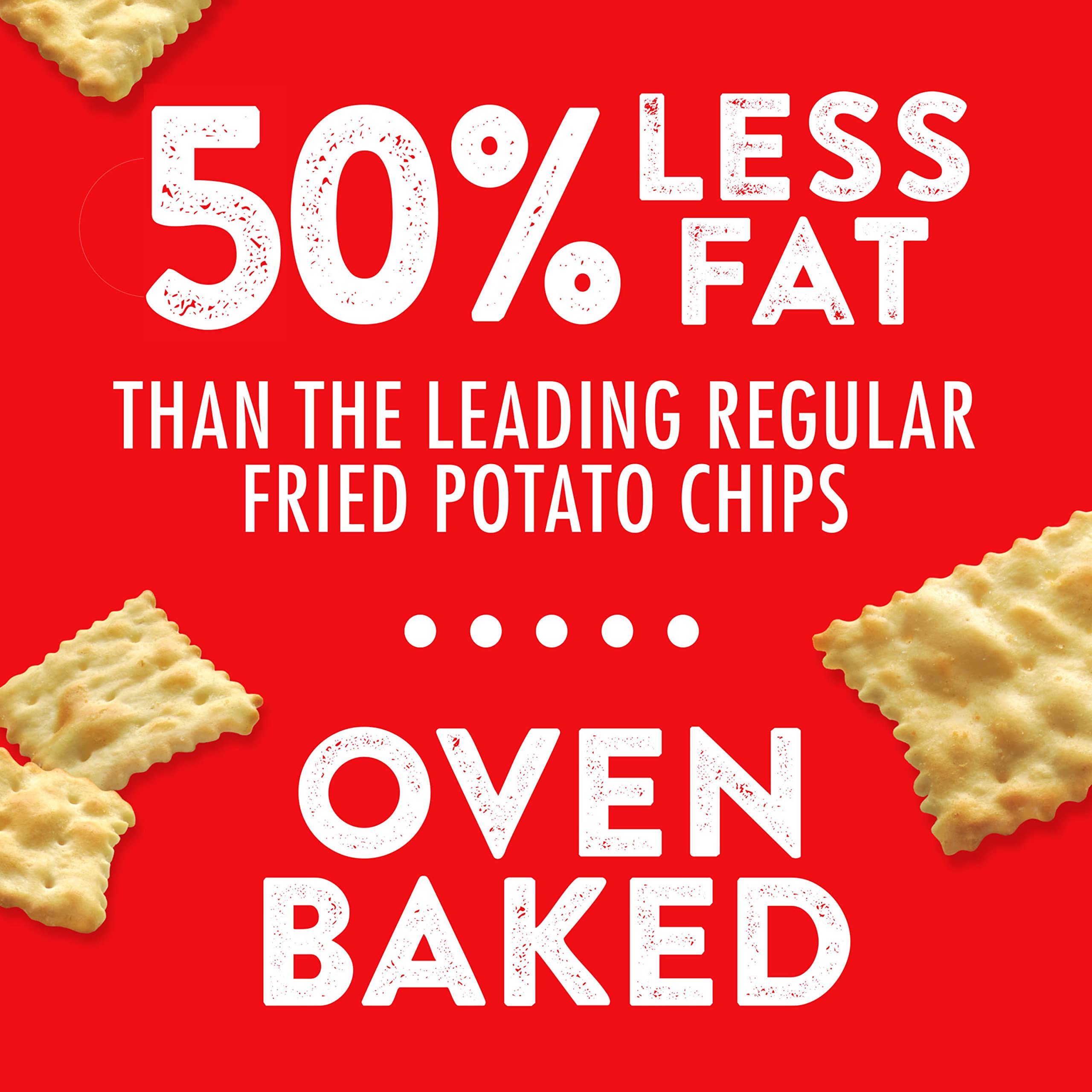 RITZ Toasted Chips Original Crackers, Party Snacks, Bulk Snacks, 6 - 8.1 oz Bags - Image 6