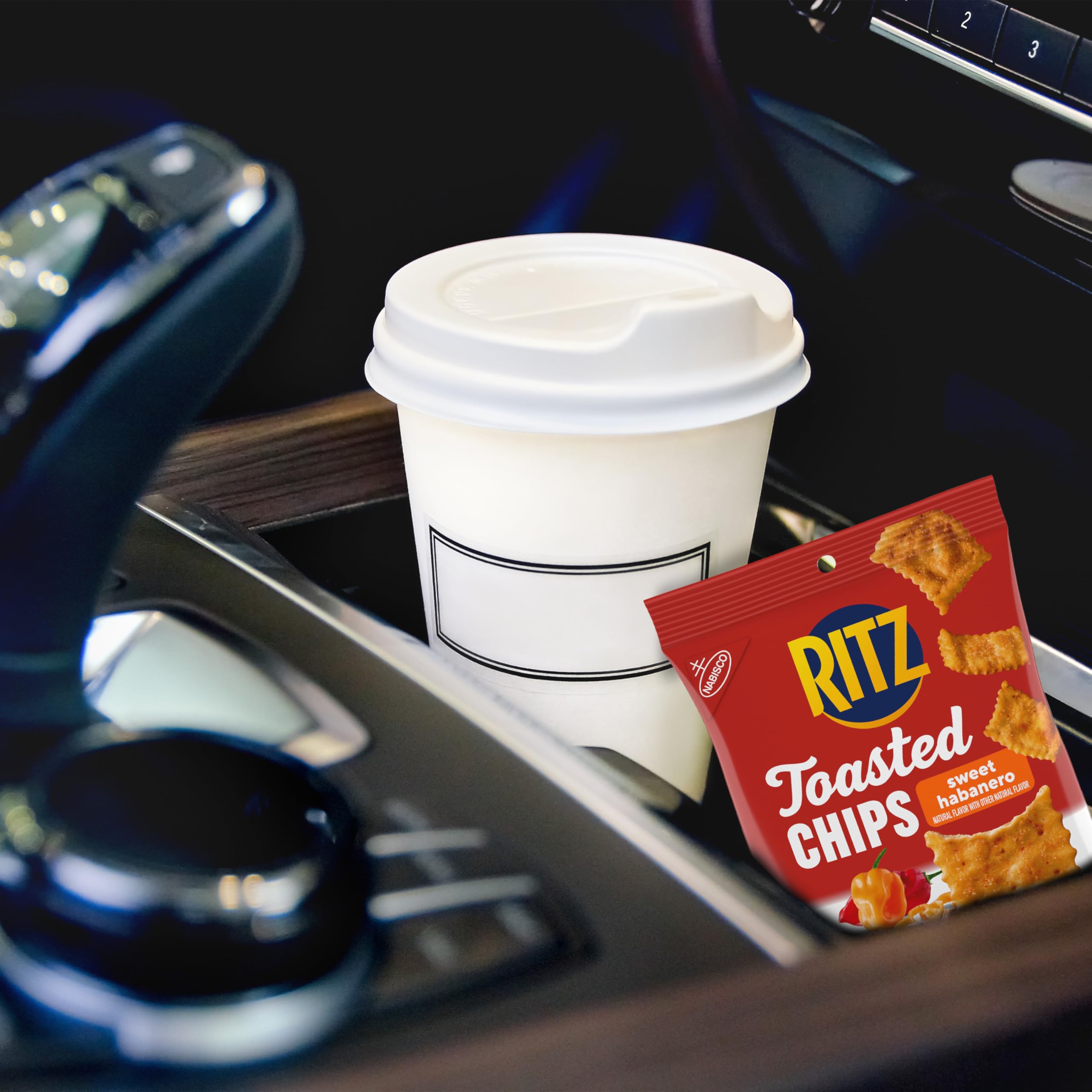 RITZ Toasted Chips Sweet Habanero Crackers, Bulk Individual Snacks, 12 Snack Packs - Image 10