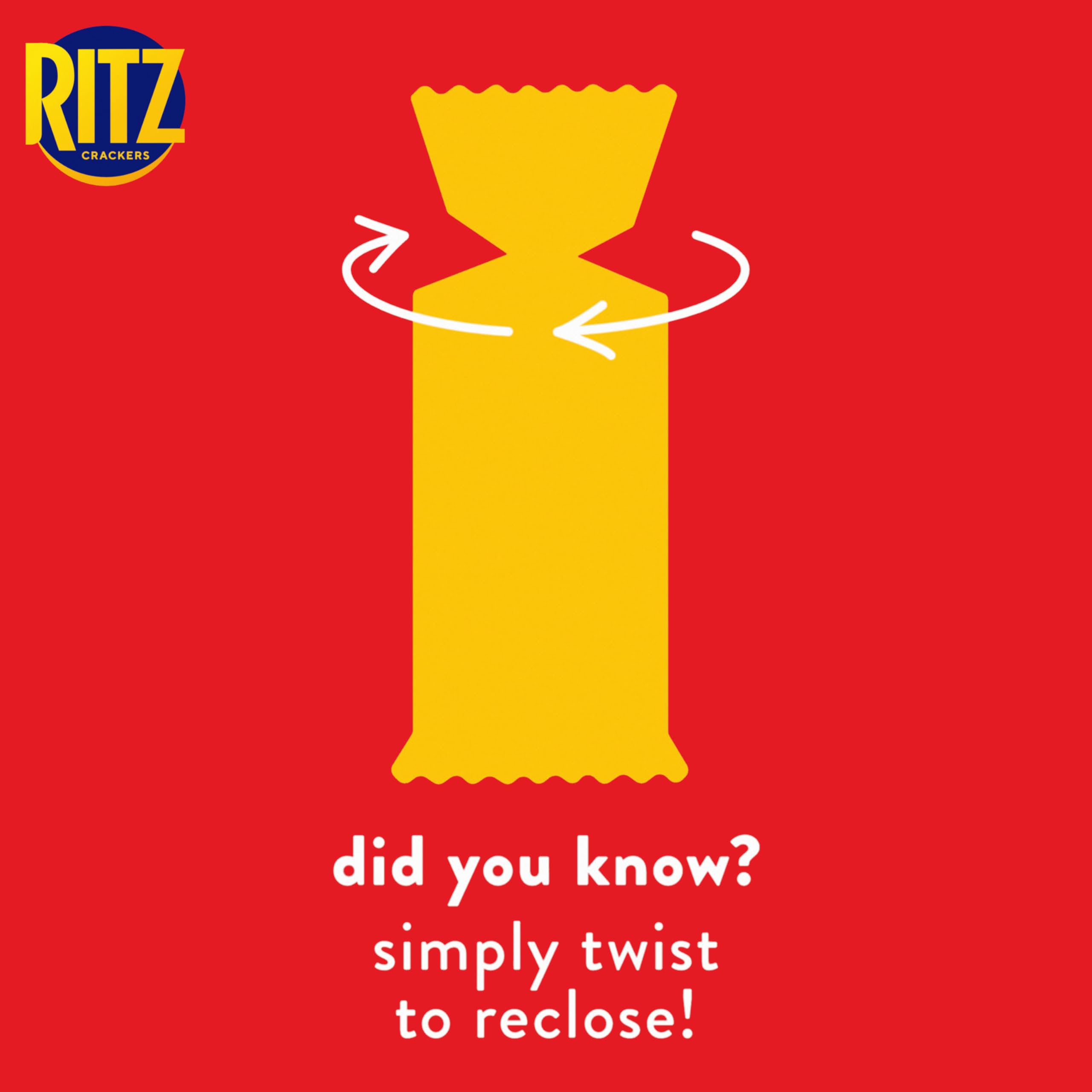 RITZ Fresh Stacks Original Crackers, Bulk Travel Snacks, Party Size, School Snacks, 6 Boxes (96 Multi Snack Packs) - Image 11