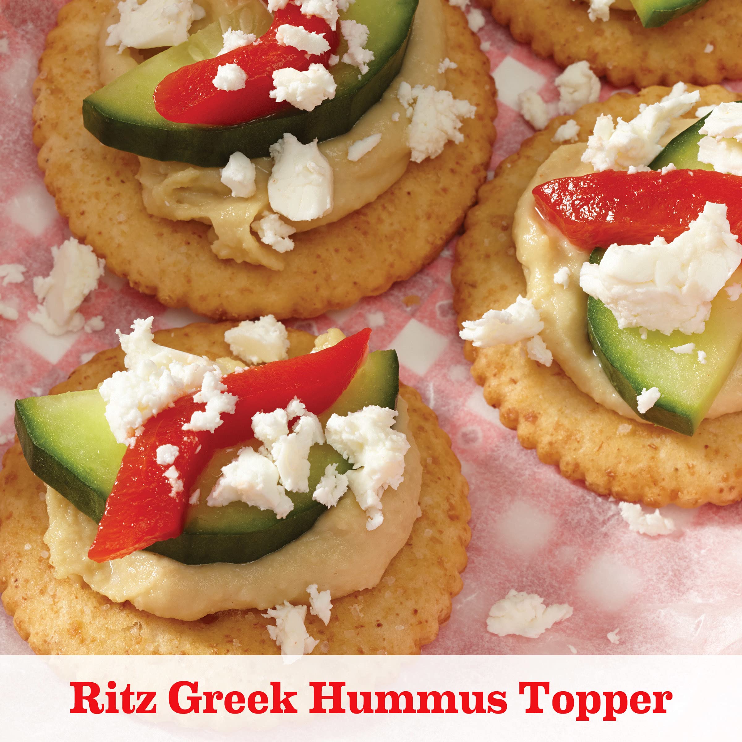 RITZ Whole Wheat Crackers, Snacks for Kids and Adults, Lunch Snacks, 12.9 oz - Image 12